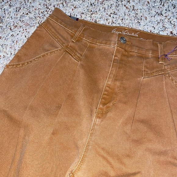 High-Rise Drifter Slim Leg Golden Buttercup Jeans Gloria Vanderbilt NWT - Picture 4 of 6